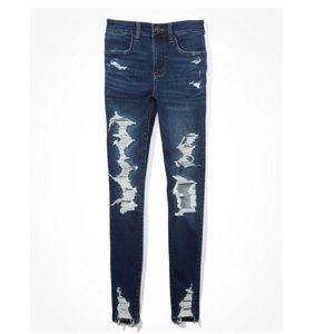 Distressed American Eagle Jeans
